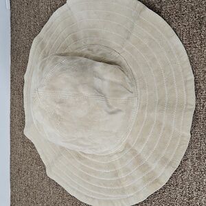 NWT Wilson Leather Tan Leather Bucket Hat Sz L-XL New